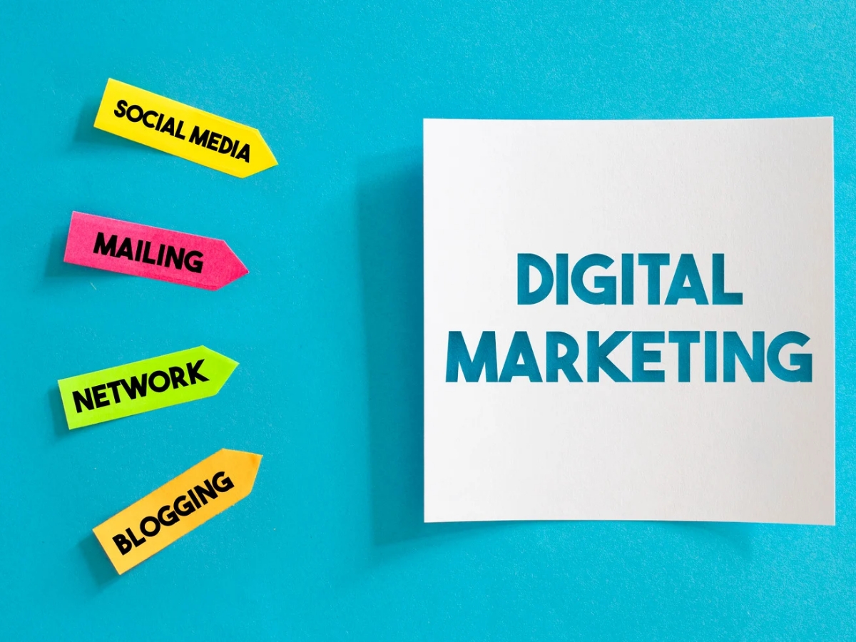 Digital marketing agency Kochi showcasing services like social media, mailing,networking, and blogging for online business growth