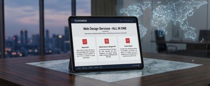 Professional client dashboard web design interface developed by a web design company in Kerala